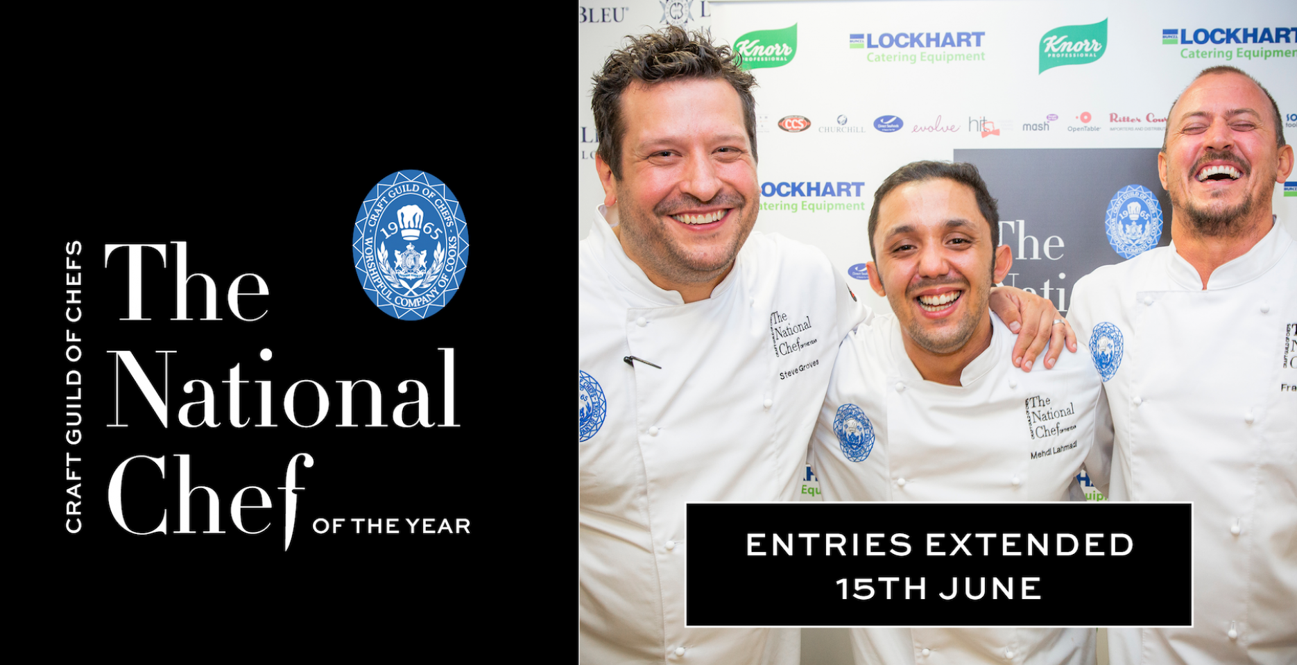 June 15th closing date for entries to National Chef of the Year Craft